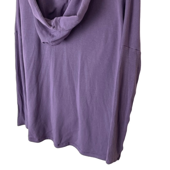 Athleta Purana Purple Violet Wrap Tunic Soft Sweatshirt Hoodie - Picture 13 of 16